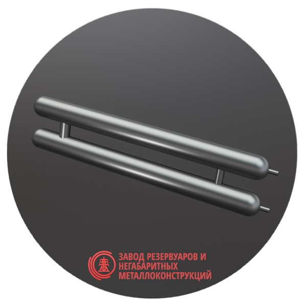 Регистры отопления двухрядные РСЭ-2x42x2.0-4000 мм